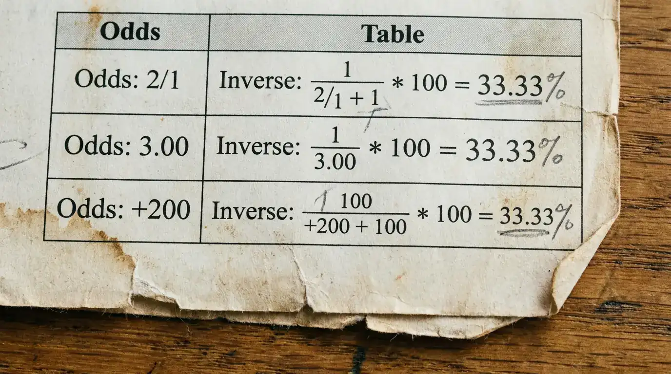 Ejemplo de cálculo del overround en un mercado 1X2 de fútbol