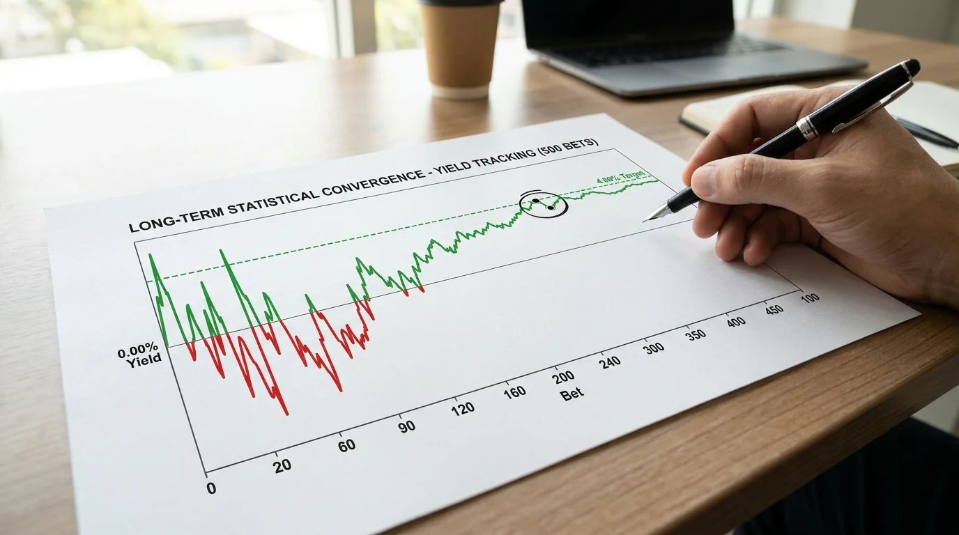 Seguimiento del yield a largo plazo en estrategia de value betting